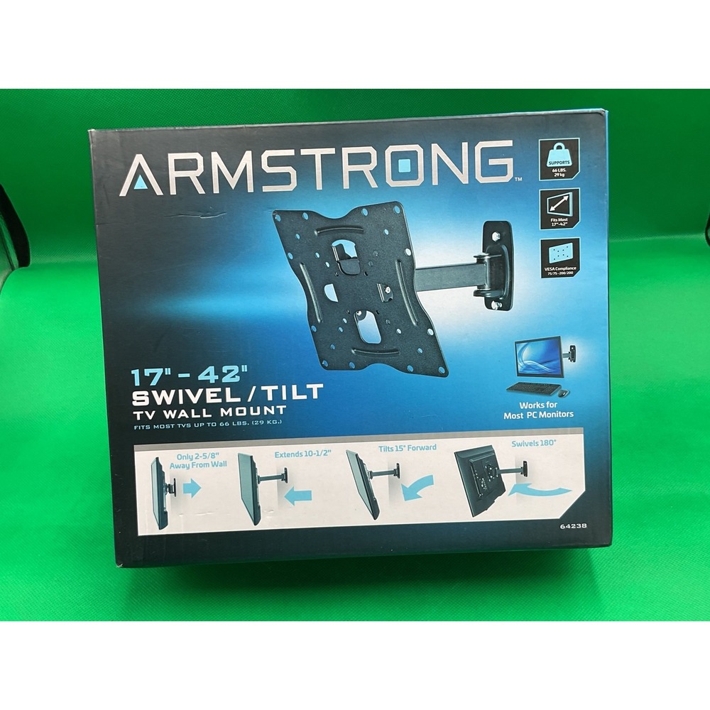 Armstrong TV‎ Wall Mount Swivel/Tilt 17-42 Inch